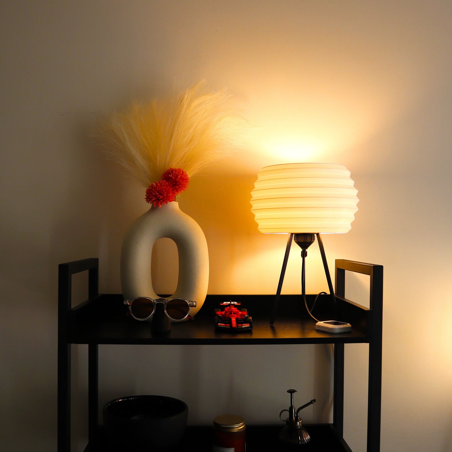 Crescent Lamp Coal