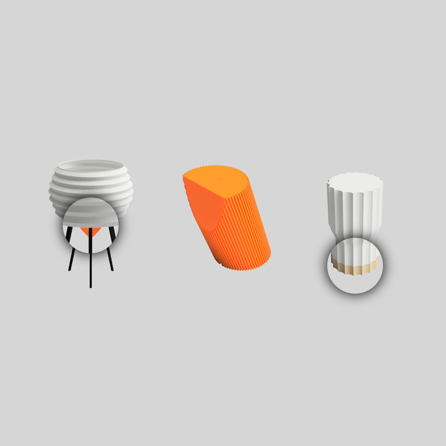 Crescent + Dusk + Dorik Lamp