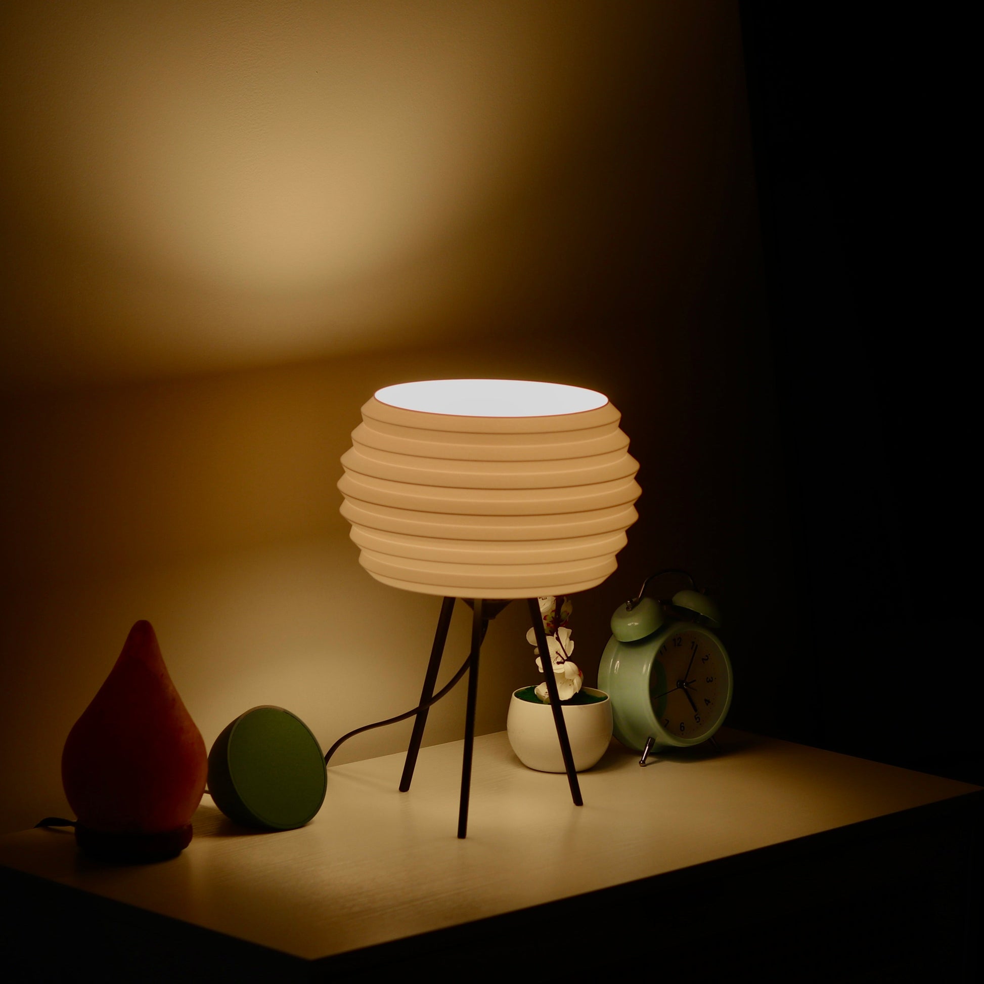 3d printed lamp near me table lamp crescent lamp