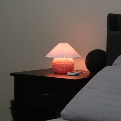 Pine Lamp Blush Pink